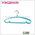 Colorful PVC coated metal shirt hanger in laundry made in China